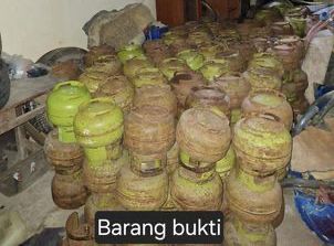Polres Sambas Amankan 6 Pelaku Pencurian Sembako dan Ratusan Gas LPG