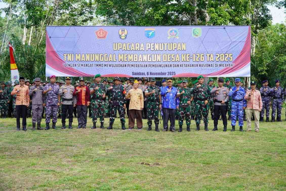 Danrem 121/Abw Resmi Tutup TMMD ke-126, Warga Galing Rasakan Manfaat Pembangunan
