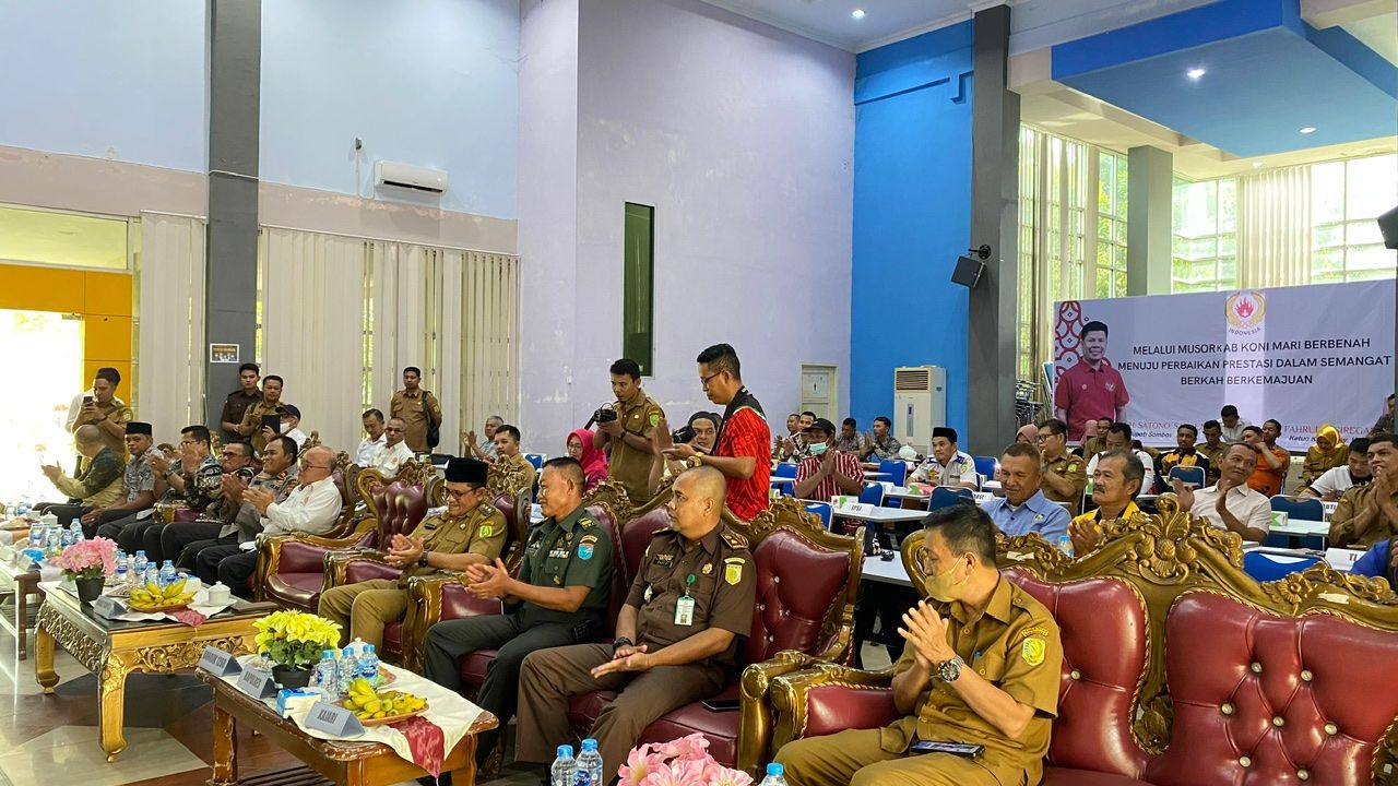 Bupati Sambas Resmi Buka Musorkab KONI, Dorong Peningkatan Prestasi Olahraga Daerah Sambas