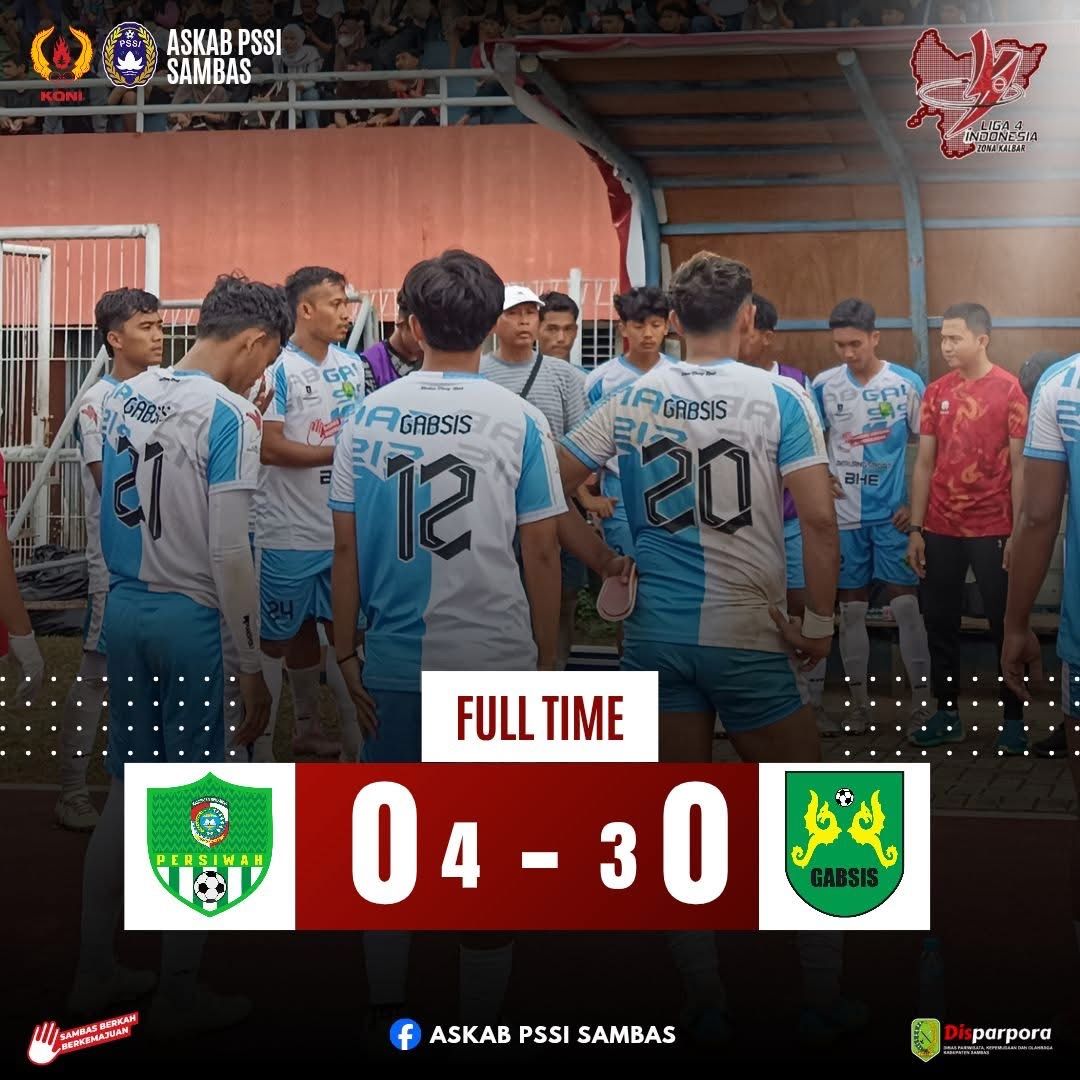 Absennya Enam Pemain Asal Sambas di Liga 4 Kalbar Picu Polemik Usai Gabsis Tersingkir