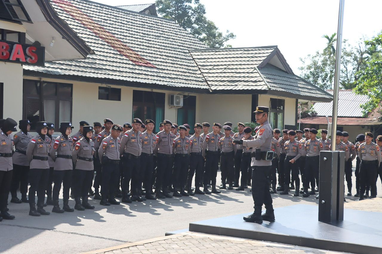 Polres Sambas Siapkan Pengamanan May Day, Gelar Latihan Pengendalian Massa