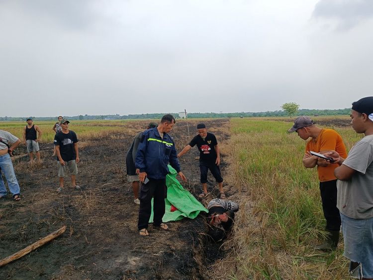 Seorang Mayat Perempuan Ditemukan di Sawah Desa Semata