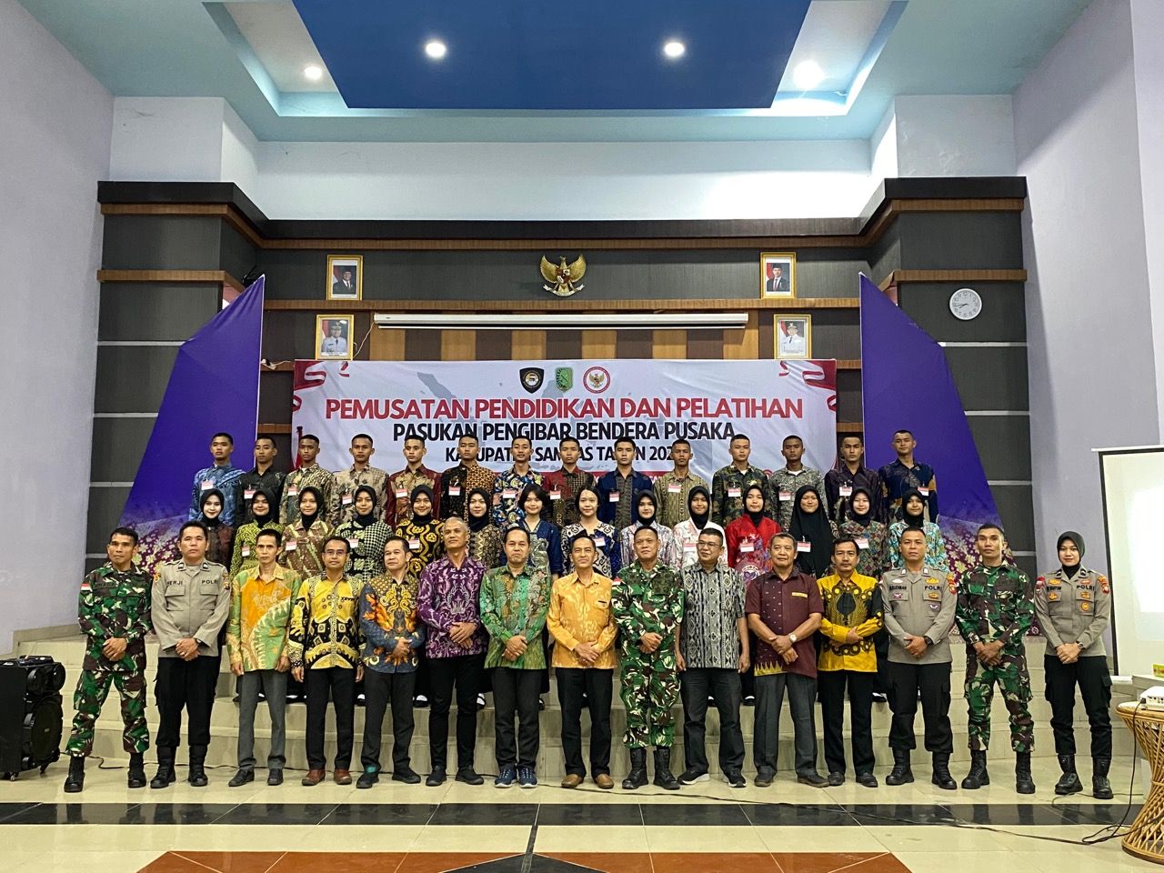 28 Pelajar Calon Paskibraka Kabupaten Sambas Tahun 2025 Mulai Jalani Diklat Terpusat