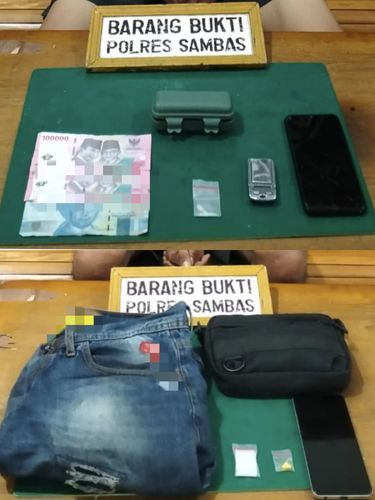 Dua Terduga Pelaku Narkotika Diamankan dalam Operasi Pekat di Pemangkat