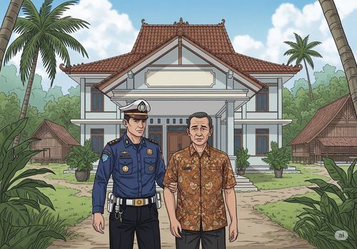 Kades Tebas Kuala Ditangkap Polisi, Diduga Korupsi DD dan ADD Rp.655 Juta