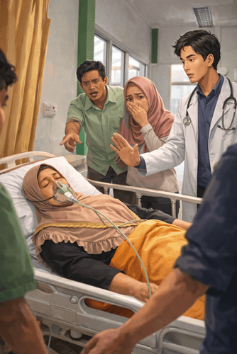 Pasien Kehilangan Kesadaran Saat Menunggu Rujukan di Puskesmas Tekarang