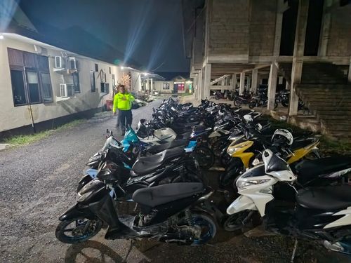 Polres Sambas Lakukan Penindakan Aksi Balap Liar dan Penggunaan Knalpot Brong