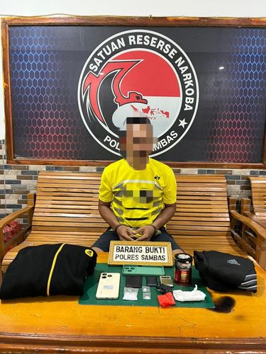 Polres Sambas Kembali Ungkap Kasus Narkoba, Pengedar Sabu di Semparuk Diciduk