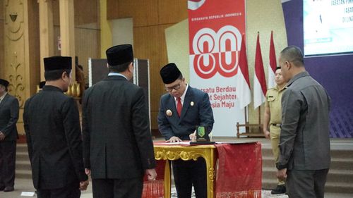 Bupati Sambas Lantik Pejabat Pimpinan Tinggi Pratama, Administrator dan Pengawasan di Lingkungan Pemkab Sambas