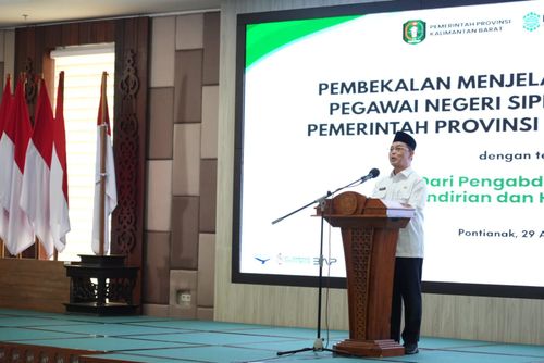 Gubernur Ria Norsan Ajak ASN Tetap Aktif dan Produktif Usai Purna Tugas