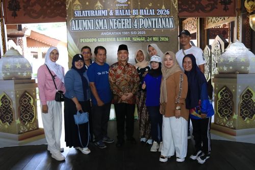 Gubernur Ria Norsan Ajak Alumni SMA Negeri 4 Pontianak Bersinergi Membangun Kalbar