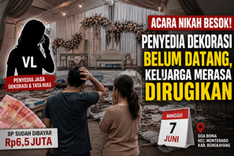 Dekorasi Tak Kunjung Dipasang, Keluarga Pengantin Kebingungan